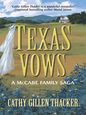 cover image of Texas Vows